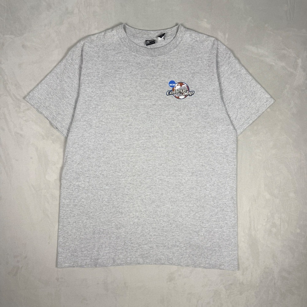 Y2K Mens Gear For Sports 2007 NCAA Women's Soccer College Cup Graphic Tee L